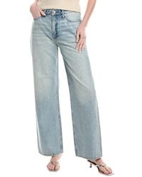 Rag & Bone - Logan Misty Jewel Wide Leg Jean - Lyst