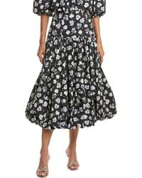 Cinq À Sept - Mini Tossed Poppies Ellah Skirt - Lyst