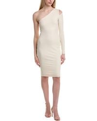 Susana Monaco - One-Arm Slit Shoulder Mini Dress - Lyst
