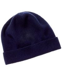 Portolano - Folded Cuff Cashmere Hat - Lyst