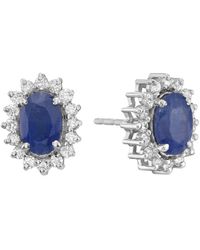 Forever Creations USA Inc. - Forever Creations 14k 1.70 Ct. Tw. Diamond & Sapphire Earrings - Lyst