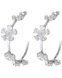 Eye Candy LA - The Luxe Collection Cz Rita Hoops - Lyst