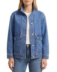 Avec Les Filles - Chore Jacket With Back Pleats - Lyst