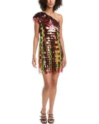 Tadashi Shoji - Bina Sequin Fringe Mini Dress - Lyst