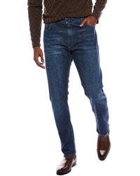 Isaia - Denim Straight Jean - Lyst