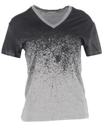 Dior - Ombre V-neck T-shirt, Size Fr 36 (authentic Pre-loved) - Lyst