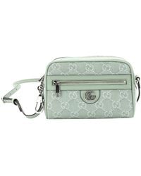 Gucci - Green Gg Canvas Ophidia Shoulder Bag Mini (authentic Pre-loved) - Lyst