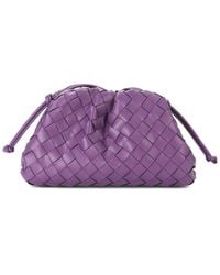 Tiffany & Fred Paris - Woven Metallic Leather Pouch - Lyst