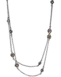 Konstantino - Nemesis 18k & Silver Pink Tourmaline Necklace - Lyst