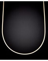 Italian Gold - 14k Herringbone Chain Necklace - Lyst