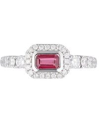 Gregg Ruth - 14K 0.78 Ct. Tw. Diamond & Ruby Ring - Lyst