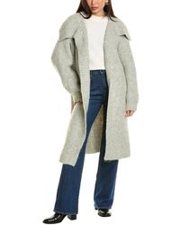 Beulah London - Mohair & Wool-Blend Trench Coat - Lyst