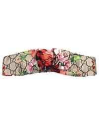 Gucci - Silk Monogram Blooms Print Headband (authentic Pre-loved) - Lyst