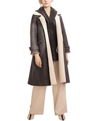 MALABO - Double Pocket Long Wool-Blend Coat - Lyst