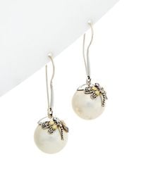 Phillip Gavriel - 18k & Silver 15mm Pearl Drop Earrings - Lyst