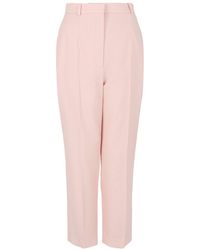 McQueen - High Waisted Wool Trouser - Lyst
