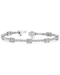 Lab Grown Diamonds - 14K 8.88 Ct. Tw. Lab-Grown Diamond Tennis Bracelet - Lyst