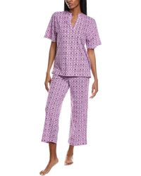 N Natori - Imperial Geo Pajama Pant Set - Lyst