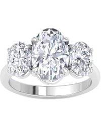 Lab Grown Diamonds - 14k 5.00 Ct. Tw. Lab-grown Diamond Ring - Lyst