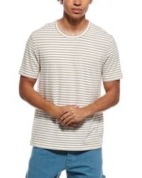 Vince - Linen-Blend Crewneck T-Shirt - Lyst