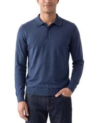 RAFFI - Jersey Polo Sweater - Lyst