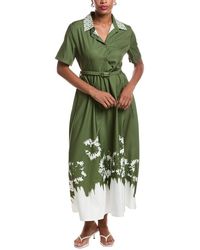 Estellina - Printed Midi Dress - Lyst