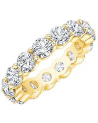 Forever Creations Signature - Forever Creations 14k 8.00 Ct. Tw. Lab Grown Diamond Eternity Ring - Lyst