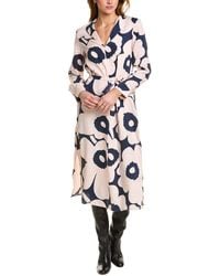 Marimekko - Joviaali Unikko Midi Dress - Lyst