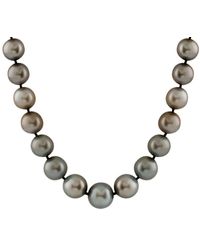 Splendid - 14k White Gold 10-14mm Tahitian Pearl Necklace - Lyst