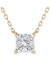 Lab Grown Diamonds - 14k 0.50 Ct. Tw. Lab Grown Diamond Necklace - Lyst