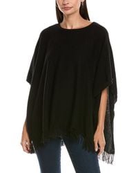 Forte - Cashmere Fringe Cashmere Poncho - Lyst