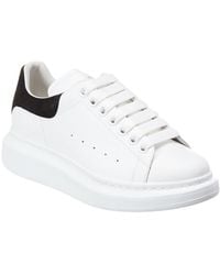 Alexander McQueen Oversized Leather Sneaker - White
