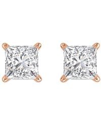 Diamond Select Cuts - 14k Rose Gold 0.33 Ct. Tw. Diamond Studs - Lyst