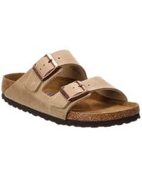 Birkenstock - Arizona Soft Footbed Oiled Nubuck Leather Narrow Sandal - Lyst