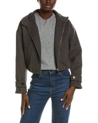 Marion - Elastic Hem Drop Shoulder Jacket - Lyst