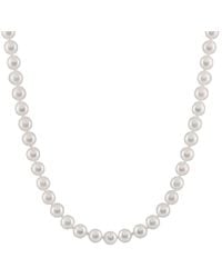 Splendid - 14k 6-7mm Akoya Pearl Necklace - Lyst