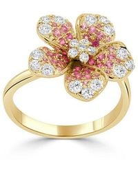 Sabrina Designs - 14K 1.06 Ct. Tw. Diamond & Sapphire Cocktail Ring - Lyst