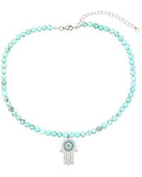Eye Candy LA - The Luxe Collection Agate Kendall Necklace - Lyst