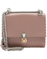 Fendi - Pink Calfskin Kan I Mini Shoulder Bag (authentic Pre-loved) - Lyst