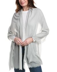Bruno Magli - Cashmere-Blend Crinkle Wrap - Lyst