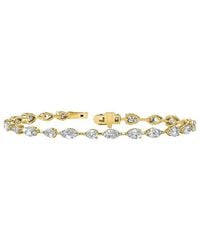 Lab Grown Diamonds - 14K 5.35 Ct. Tw. Lab-Grown Diamond Tennis Bracelet - Lyst