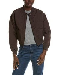 Marion - Quilted Geometric Bomber Jacket - Lyst