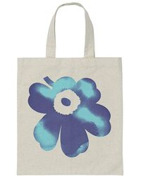 Marimekko - Marimekko Vankka Akvarelli Unikko Placement Tote - Lyst