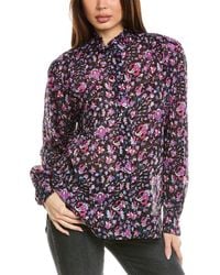 Isabel Marant - Isabel Marant E'Toile Silk-Blend Blouse - Lyst