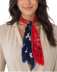 Blue Pacific - Antique Flag Neckerchief - Lyst