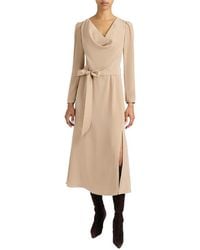 Santorelli - Piper Cowl Neck Dress - Lyst