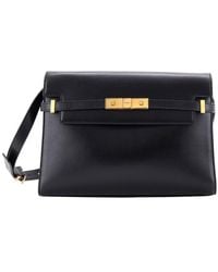 Saint Laurent - Leather Manhattan Shoulder Bag Medium (Authentic Pre- Loved) - Lyst
