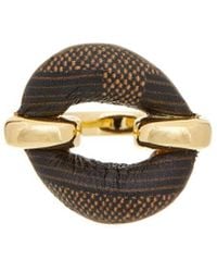 Fendi - Filo Leather Ring - Lyst
