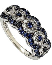 Suzy Levian - 18k & Silver 2.09 Ct. Tw. Sapphire Ring - Lyst