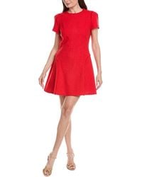 MILLY - Samara Boucle Mini Dress - Lyst